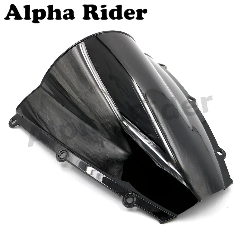 Двойной пузырь лобовое стекло мотоцикла для Honda F5 2003 2004 CBR600RR CBR 600RR ABS черный