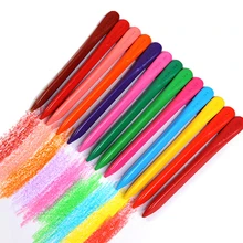 12 цветных мелков для рисования, пластиковые нетоксичные креативные граффити, Детские художественные принадлежности для рисования, легко стираются цветные мелки