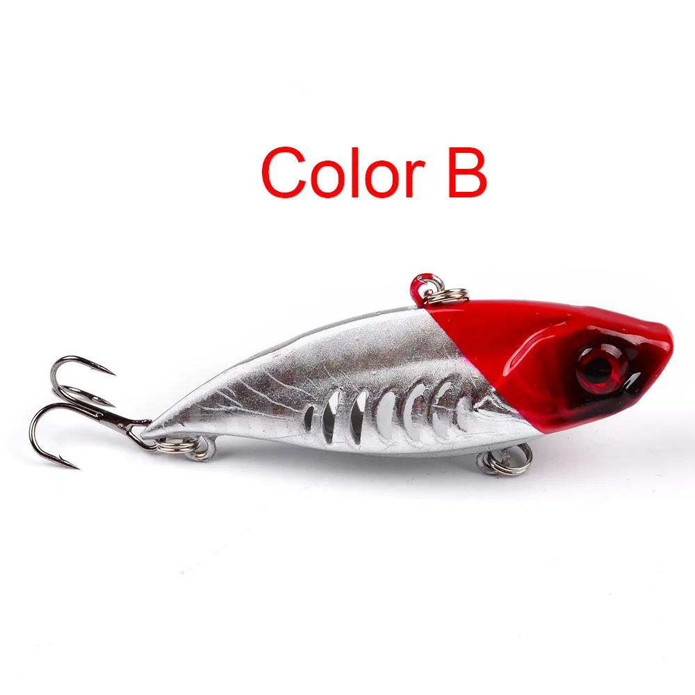 6.5cm/11g VIB Baits Vibration Rattle Virbrtor Wobbler Sinking Fishing Lure Lipless Crankbai