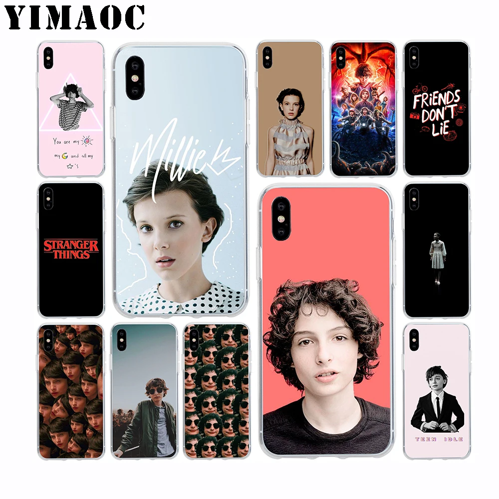 

YIMAOC Stranger Things Soft Silicone Case for Apple Iphone 11 Pro Xr Xs Max X 10 8 Plus 7 6S 6 Plus SE 5S 5 7Plus 8Plus