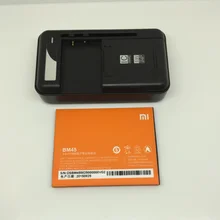 Big Discount! for xiaomi Redmi Note 2 Battery + Charger Dock BM45 3020mAh New Replacement For Redmi Note2 Mobile Phone