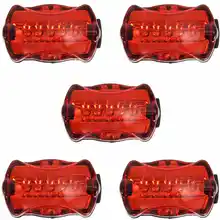 5 шт. велосипедный велосипед 5 светодиодный задний катафот задние фары безопасности и выживания Z1218