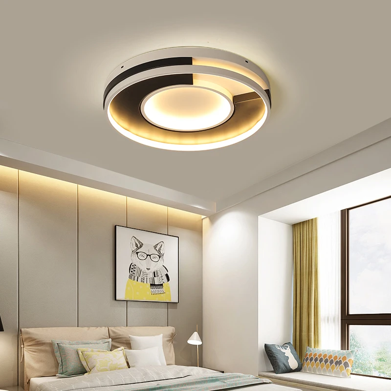 

Round LED ceiling lijhts for living room dining room bed room foyer surface installation remote dimming ceilinglamp lighting art