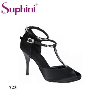 

Ballroom Dance Shoes Suphini Top Selling Black Dance Shoe, Classic Lady Salsa Shoes, Woman Tango Latin Shoes,Free Shipping 724