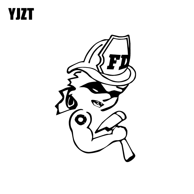 YJZT 9*14.2CM Cool Bad Evil Sexy Girl Car Sticker Black/Silver Vinyl Decal Fantastic Style High Quality C20-0688 | Автомобили и