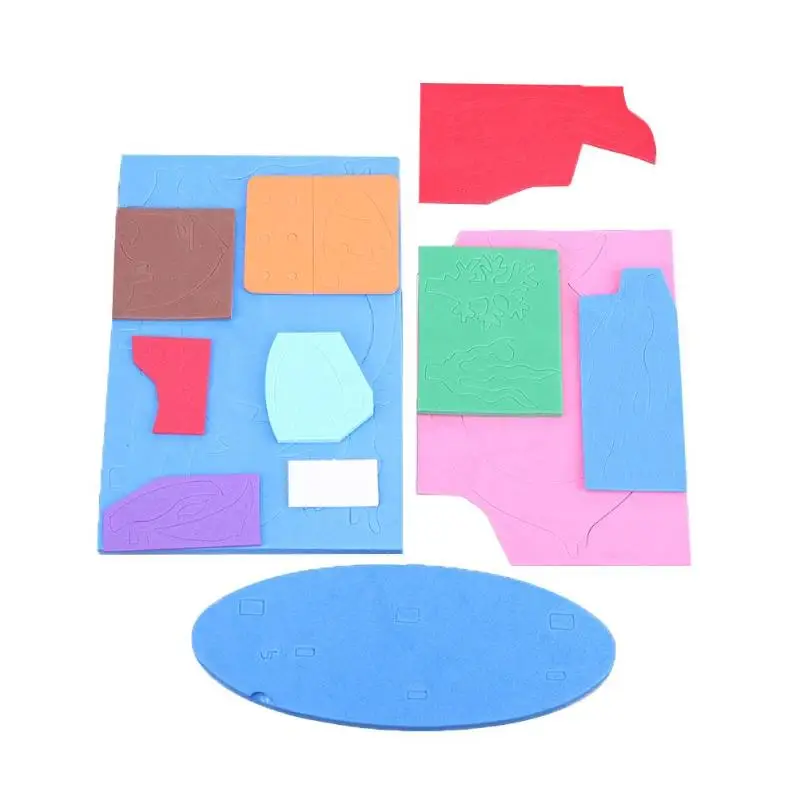 

Kids DIY Block Toys Handmade 3D Stickers EVA Foam Cartoon Photo Frame Children DIY Blocks Toy Educational Craft Toy Gifts