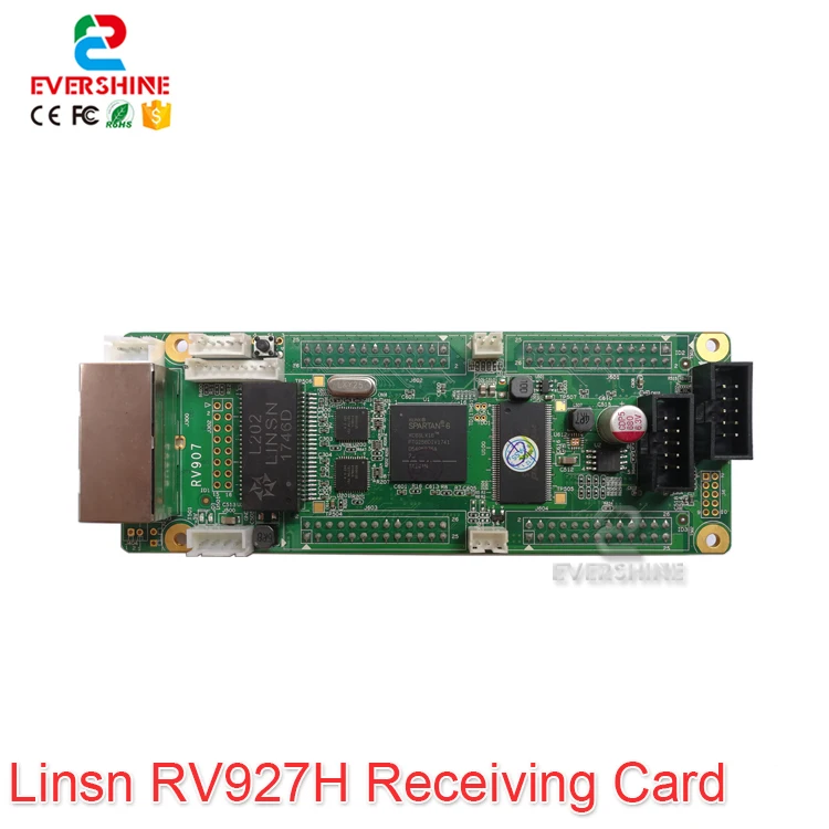 Linsn RV927 RV907 светодиодная плата приема работает с TS802 отправляющей картой и P2 P3 P4 P5 P6