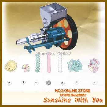 

2017 promotion small type corn food extrusion 4kw motor required maize rice puff food machine,corn puffed extruder