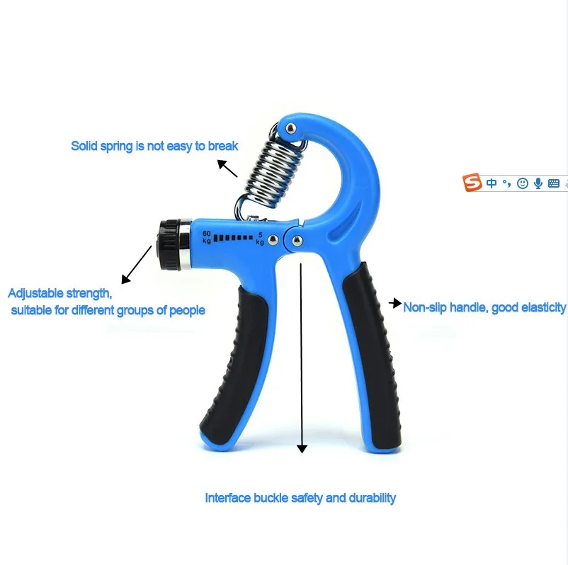 5-60 кг Регулируемый R-профилированный захват палец спортивное оборудование тренировка рук восстановление Фитнес Спорт запястье