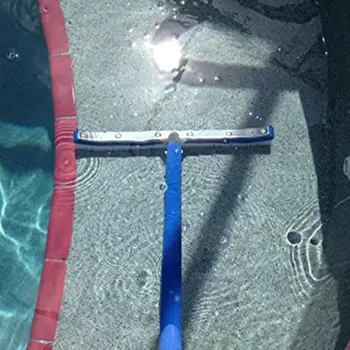 

Newly Pool Brush Head 18" Aluminium Swimming Pool Strong Cleaning Brush Walls Tiles Floors Clean Tools BN99
