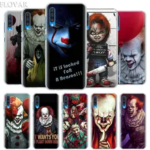 Джокера клоун ужас чехол КРЫШКА ДЛЯ samsung Galaxy A30 A40 A50 A70 A6 A8 плюс A7 A9 M30 чехол для телефона Coque