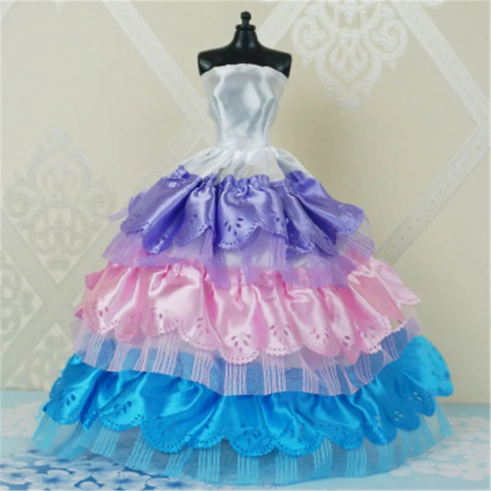 Multi Styles Evening Dress Doll Wedding Dress For Furniture For Dolls