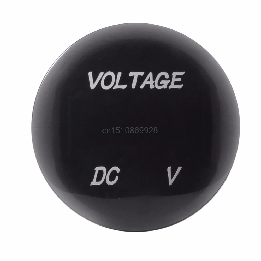 Цифровой вольтметр для автомобиля мотоцикла DC12V 24V красная светодиодная