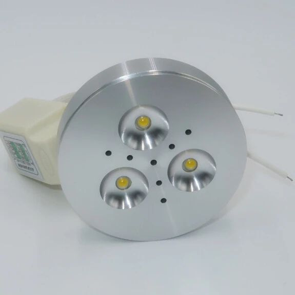 

Free Shipping 3W/4W Dimmable LED Puck Light 350-450LM Warm Natural Cool White LED Under Cabinet Lights for home/commercial light