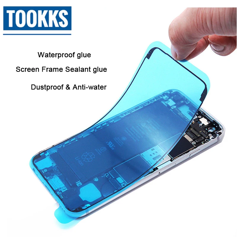 

5pcs Waterproof Adhesive Glue Tape Sticker Front Housing LCD Touch Screen Frame tracking code For iPhone 6S/6SP/7/7P/8/8P/X