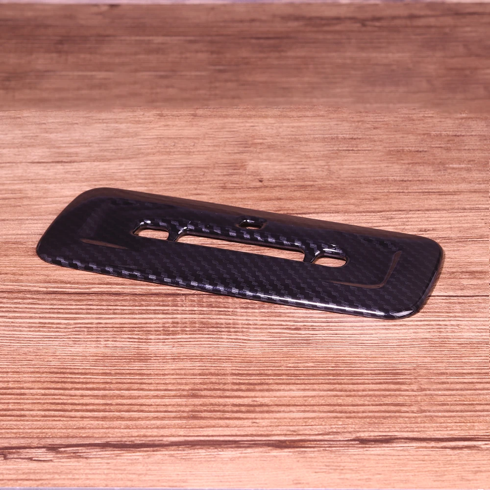 

Carbon Fiber ABS Front Rear Read Reading Switch Light Lamp Decoration Trim Frame Cover For Toyota Camry 2018 Car Styling