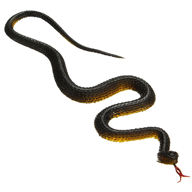 25cm Realistic Plastic Tricky Toy Fake Snakes Garden Props Joke Prank Halloween Horror Toys for Adults PP Plastic Snake Toys prank toys joke toys snake toy