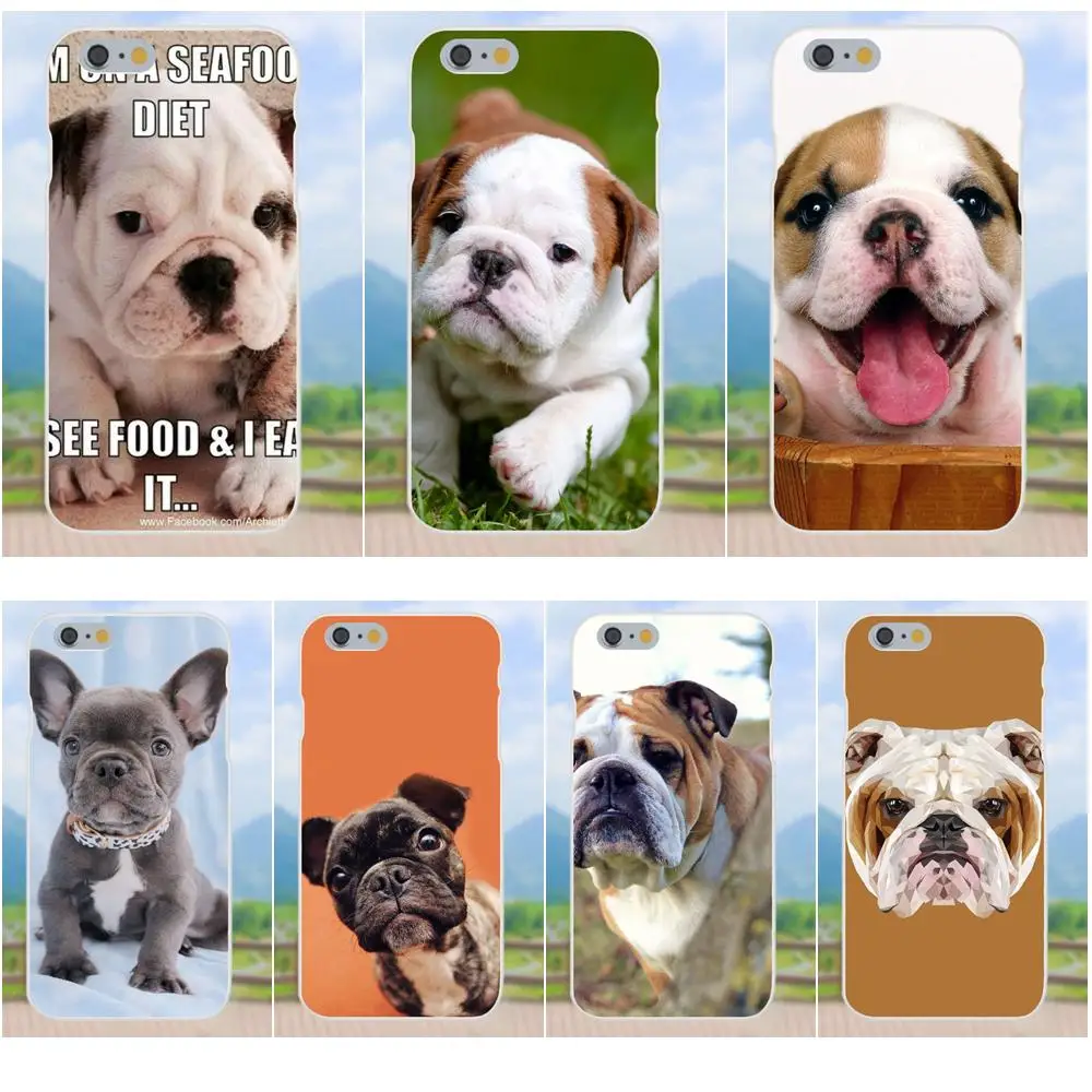 Мягкий защитный чехол Прекрасный Французский Английский бульдог для Galaxy Note J1 J2 J3
