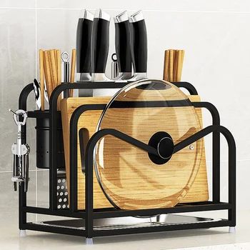 

Letaotao Stainless Steel Knife Holder, Vegetable Board Holder, Chopping Board Holder, Knife Holder, Kitchen Articles Holder