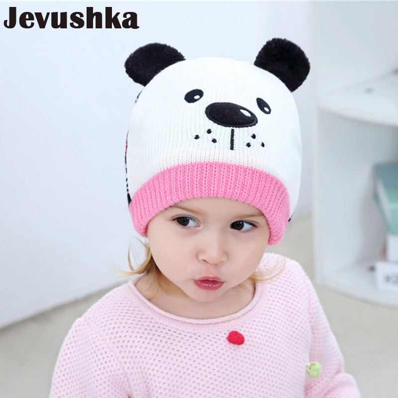 Cartoon Hat Baby Winter Boy for Girls Knit Beanie Children's Hats HT19008 | Детская одежда и обувь