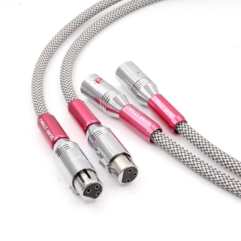 Кабель Hifi XLR аудио CableXLR с медным посеребренным покрытием|xlr audio cable|audio video cableaudio cable