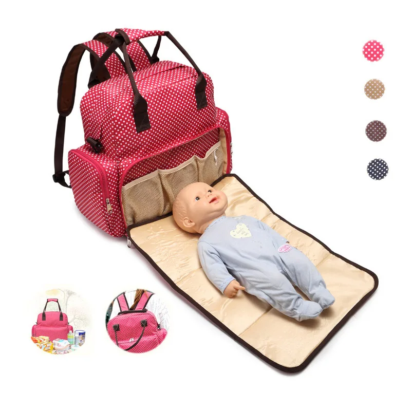 

Mummy Diaper Bag Travel Backpack Baby Nursing Stroller Handbag Waterproof Large Capacity Stroller Bags With Changing Pad MBG0095