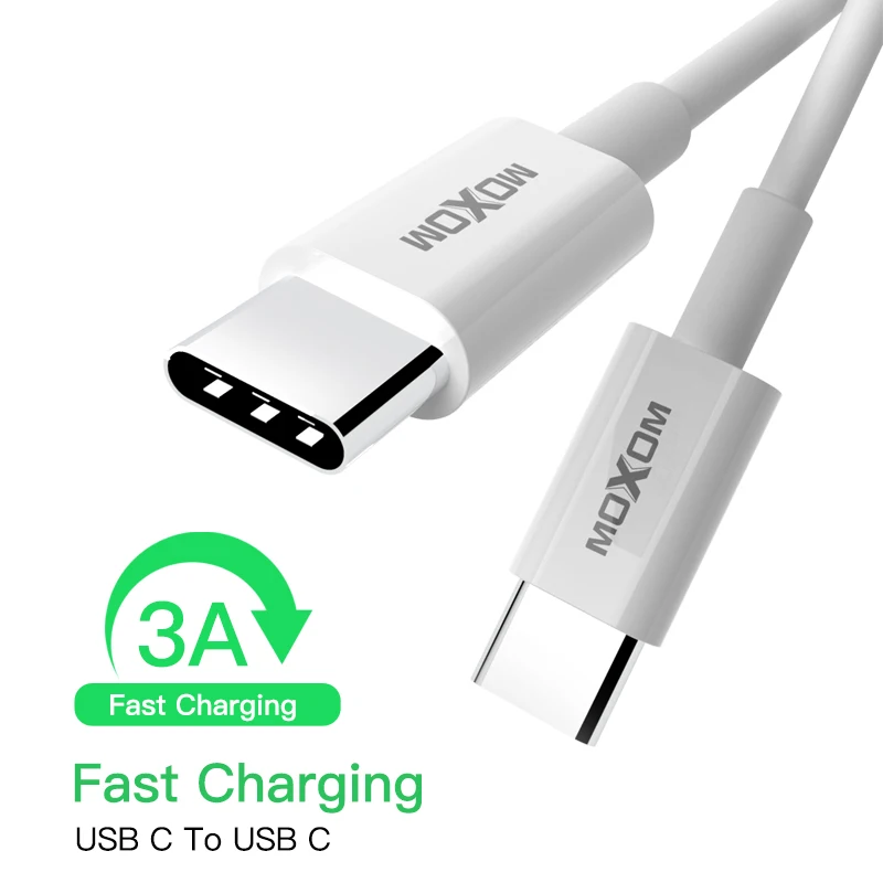 Кабель USB Type-C MOXOM для быстрой зарядки Samsung S10 S9 Xiaomi mi 9 8 4 0 USBC PD | Мобильные телефоны и