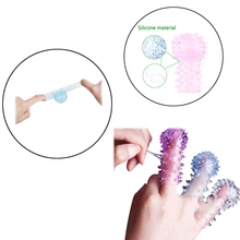 Erotic Finger Sleeve Dildo Vibrator G-Spot Clitoral Stimulate Masturbation Adult Sex Games Toys For Woman Orgasm Sex Products