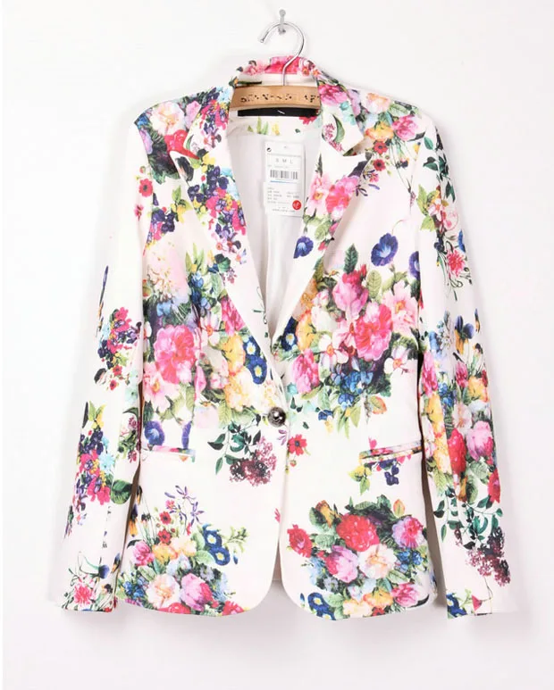 floral short jacket