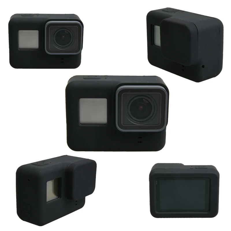 LANBEIKA для Gopro силиконовый чехол Мягкая силиконовая крышка объектива резиновая