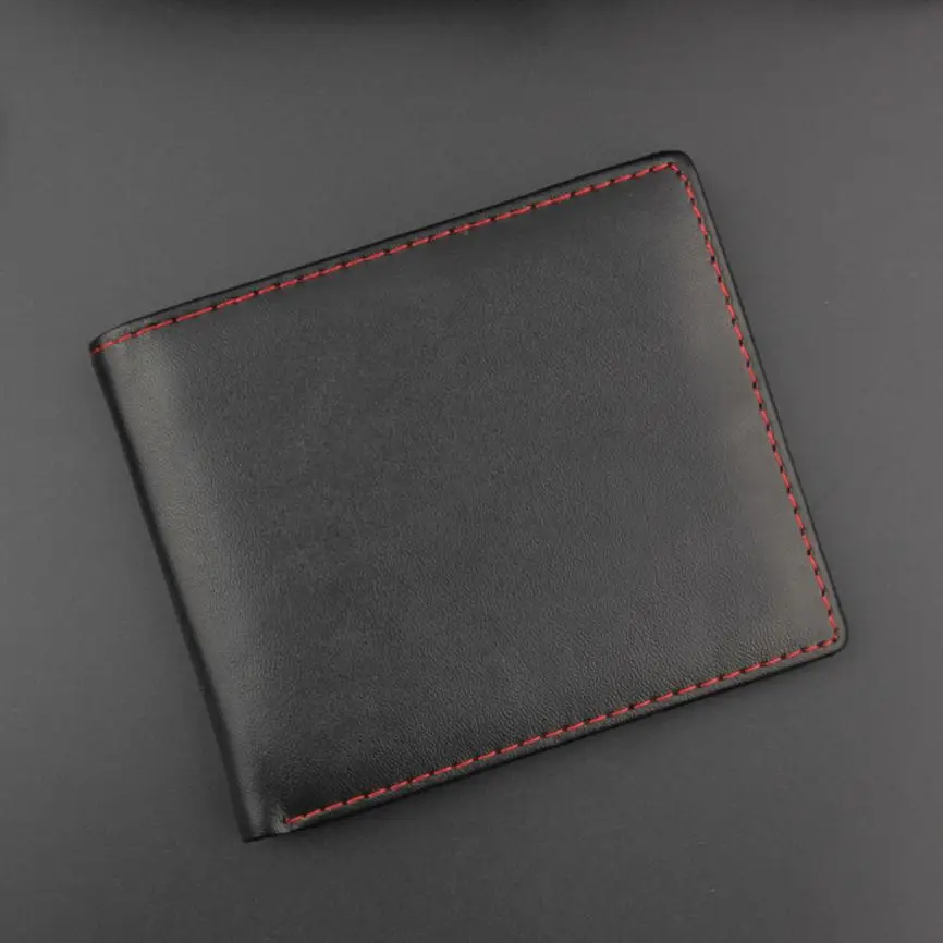 

MOLAVE wallet new Men Bifold Business Leather Wallet ID Credit Card Holder Purse Pockets wallet female famous jan6