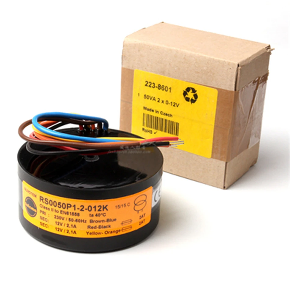 T 027 2*6V 9V 12V 15V 18V 25V 50VA Новый тороидальный трансформатор Talema RS Nuvotem 50W| |
