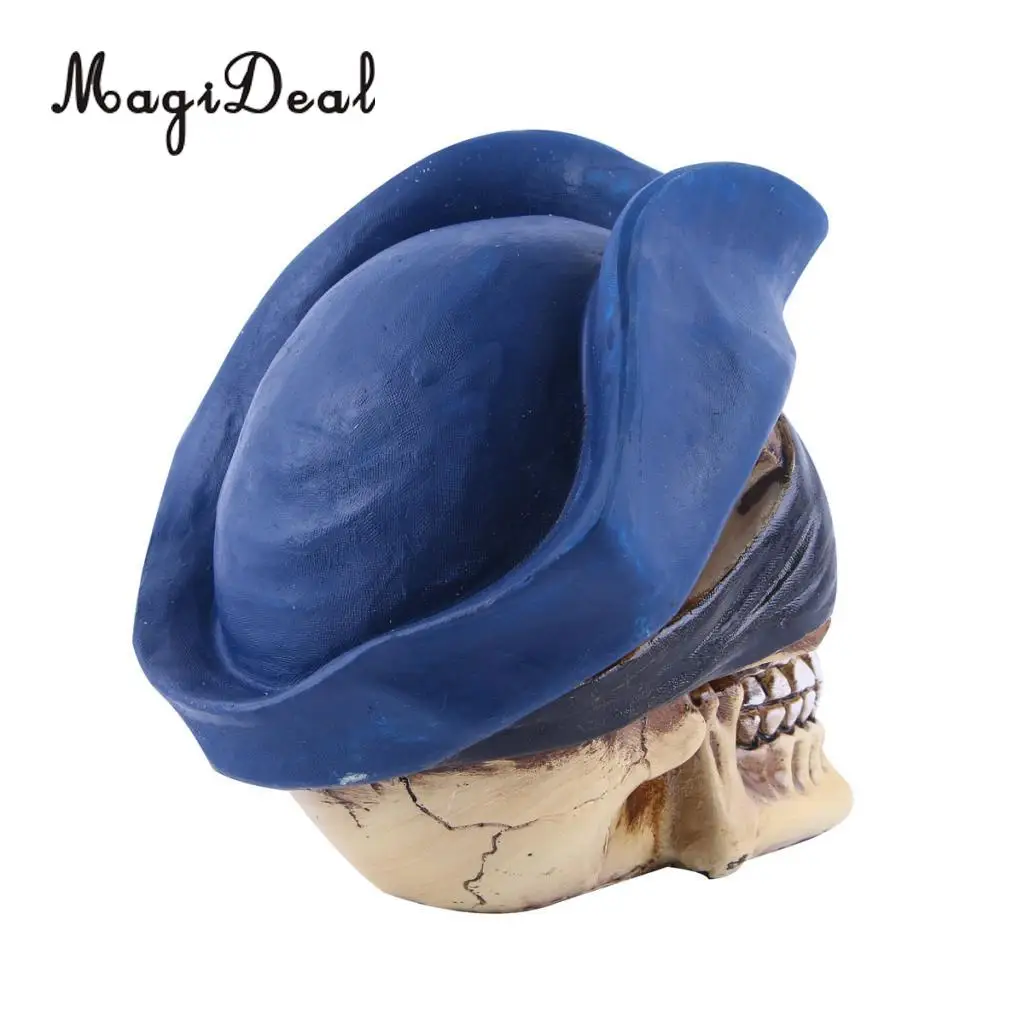 Collectable Resin Human Skull Skeleton Head for Desktop Shelf Display Decoration, 10 Styles