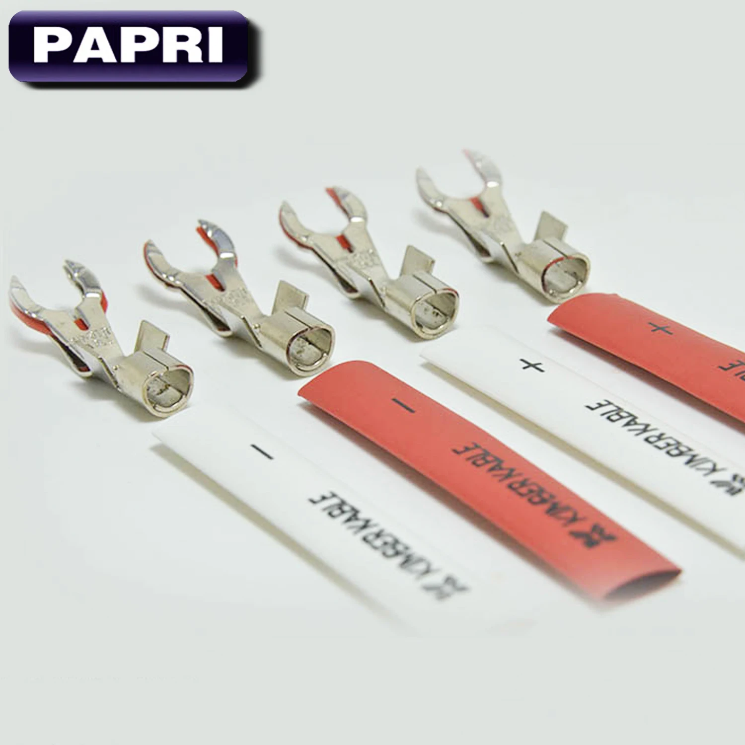 PAPRI DIY вилка Hi End родиевое покрытие спикер разъем для аудио усилителя штекер 2