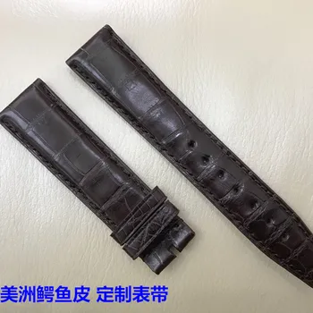 

The alligator skin strap is suitable for IWC world portukino / Portuguese leather strap watch band.