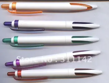 

500pcs with FREE SHIPPING logo plastic pen imprinted