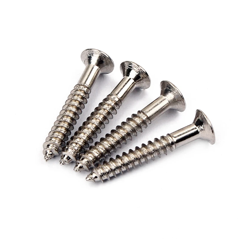 

4Pcs/Set LP Guitar Pickup Surround Screw Humbucker Pickup Ring Mounting Screws