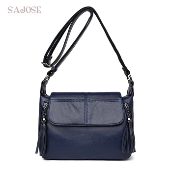 

Women Fashion Handbags Simple High Quality Vintage Female Leather Bags Women's Designers Shoulder Messemger Bags DropShipping