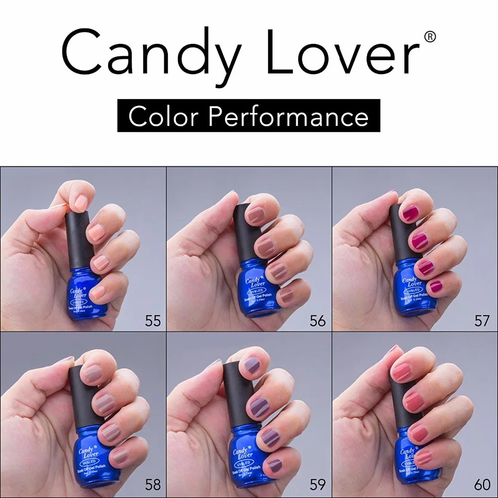 Candy Lover Professional Gel Nail Polish Popular Classic Pastel Colors