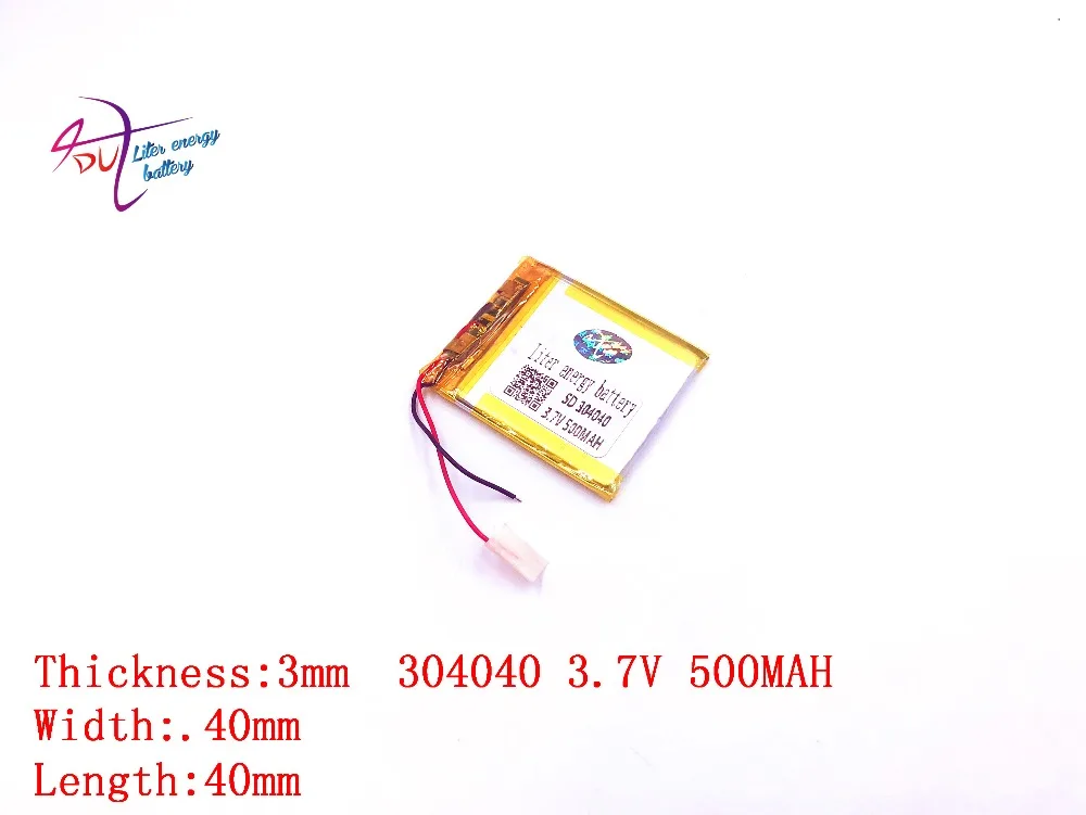 

Liter energy battery 304040 3.7V 500mAh 034040 Lithium Polymer Li-Po li ion Rechargeable Battery For Mp3 MP4