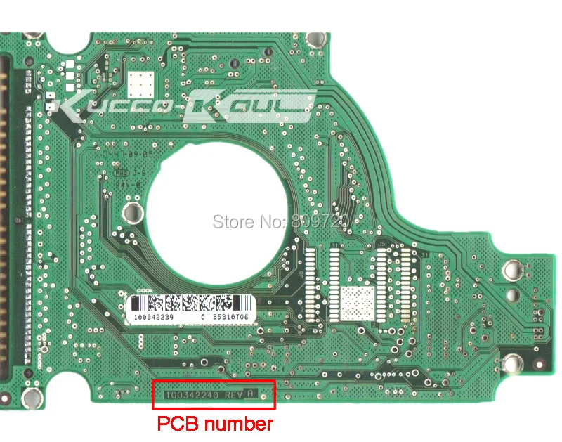 Жёсткий диск Части PCB Плата логики печатные платы 100342240 для Seagate 2.5 IDE/PATA HDD восстановление данных жёсткий диск ремонт