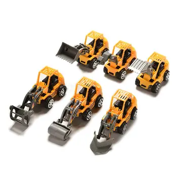 

Vehicle Toy Autotruck for Kids Classic Boys Toy Gift Engineering vehicle six styles of model car children 's toy Color random