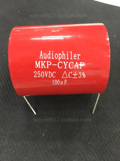 1 шт. конденсатор Audiophiler MKP 100 мкФ 250 В аудиокласса осевой для трубчатой гитары А|axial