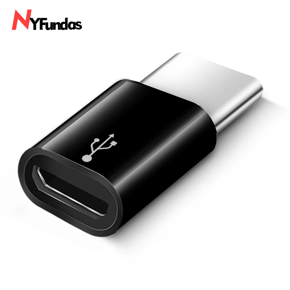 NYFundas Type-c Otg Micro USB-Type c зарядное устройство разъемы для Samsung Galaxy S8 S9 S10 Plus S10E Note 8 Leeco Usbc