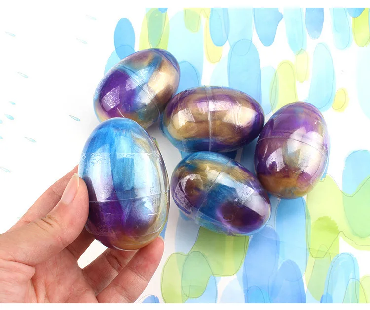 Оригинальность красочное яйцо цвет смешивания кристалл Грязь Diy Желе Snot ошламованная смесь алеврита и глины слизи magic игрушки для песка