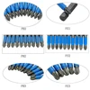 10pc 50mm PH1 PH2 PH3 PZ1 PZ2 PZ3 Magnetic Screwdriver Bit Set 1/4