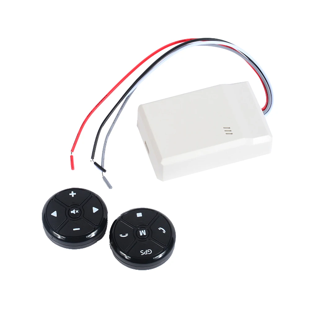 

New Universal Car Smart Steering Wheel Controller Wireless Universal Multifunctional DVD Navigation Button Key Remote Control
