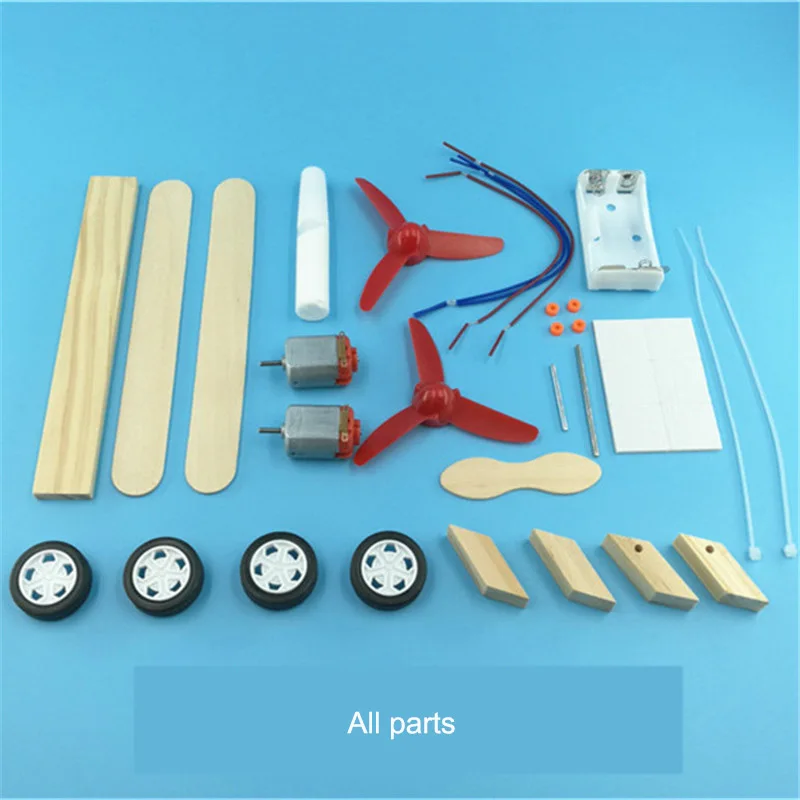 Super wings gliding aircraft technology small production Kids hand work DIY material package scientific puzzle toys for Chilren (2)