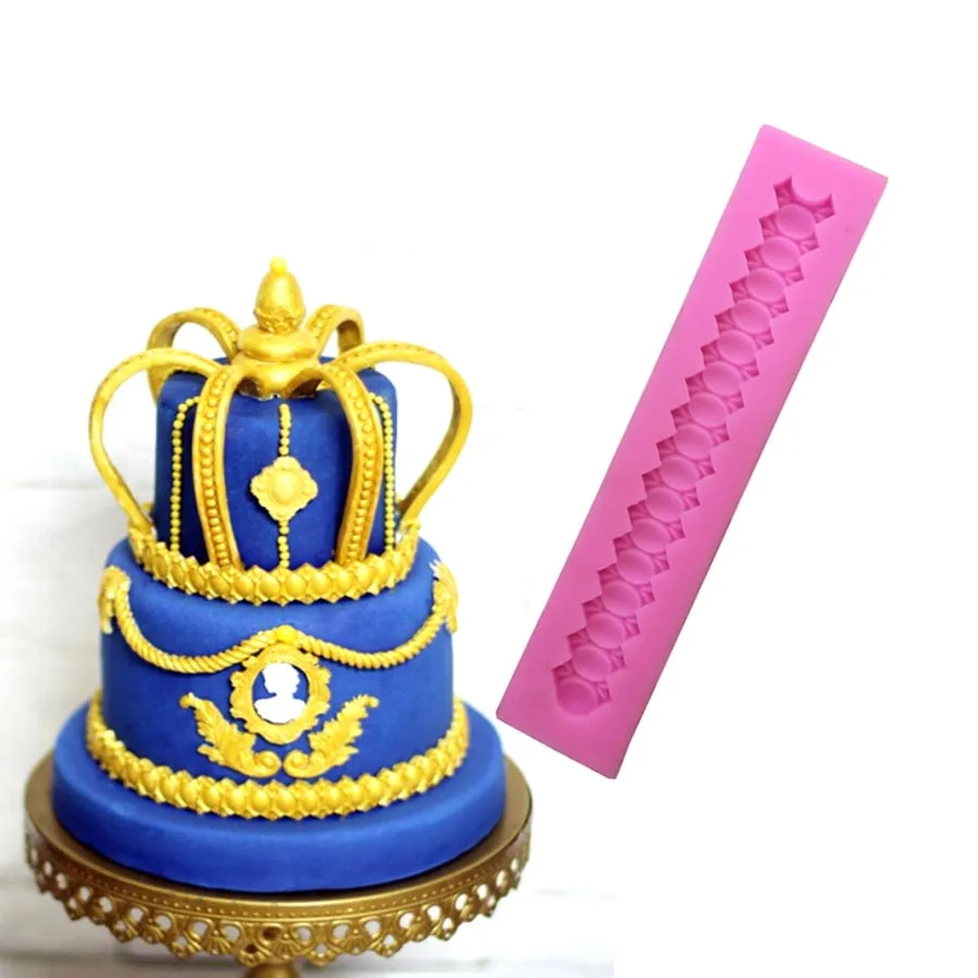 

1PCS Beautiful Flowers Side Shape Cake Mold Cake Decorating Tools Mold Silicone Mold Fondant Silicone Cake Tools E019