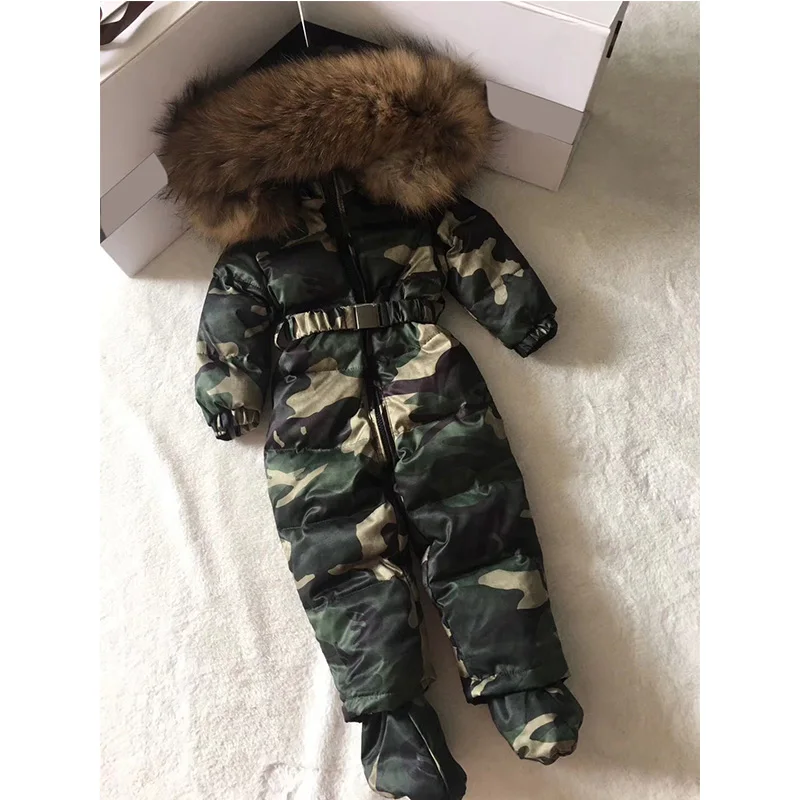 Детский зимний комбинезон для новорожденных зимняя одежда малышей мальчиков от 0